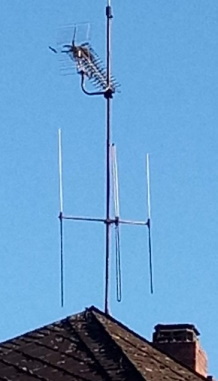 Antena Yagi polarizada verticalmente